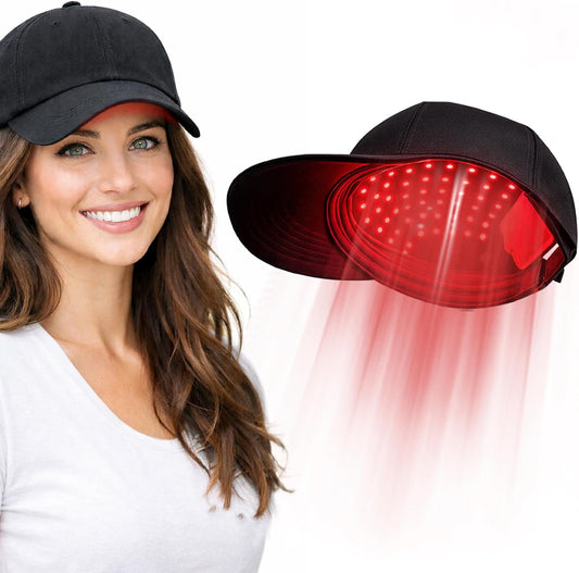LED Red Light Therapy Hair Growth Cap – Low-Level Laser Scalp Stimulator for Thinning Hair