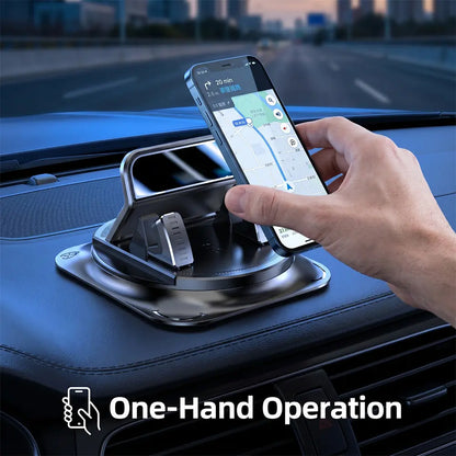 360° Rotatable Car Phone Holder – Strong Suction Cup Mount for Dashboard & Windshield
