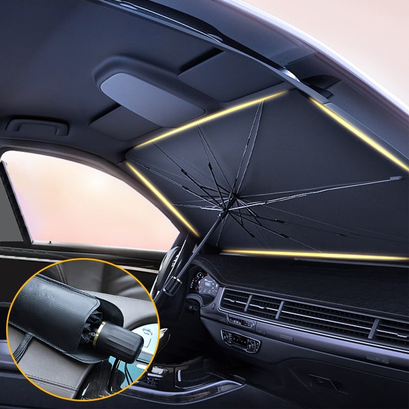 2026 Foldable Windshield Sunshade – Anti-UV, Easy Storage & Universal Car Fit