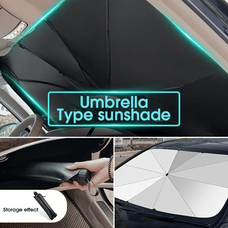 2026 Foldable Windshield Sunshade – Anti-UV, Easy Storage & Universal Car Fit