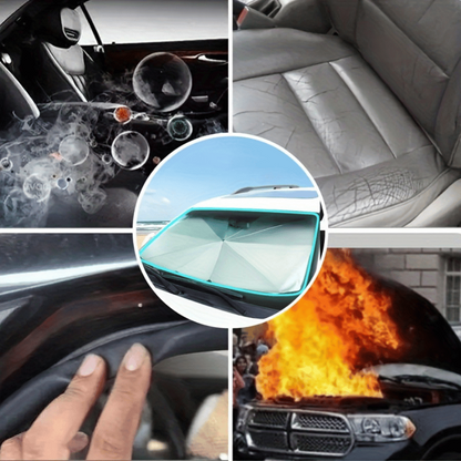 2026 Foldable Windshield Sunshade – Anti-UV, Easy Storage & Universal Car Fit