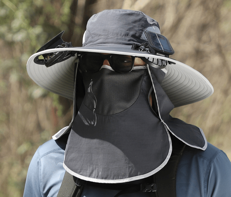 Ultralight Solar Fan Sun Hat – Built-in Fan, UV Protection & Featherlight Design