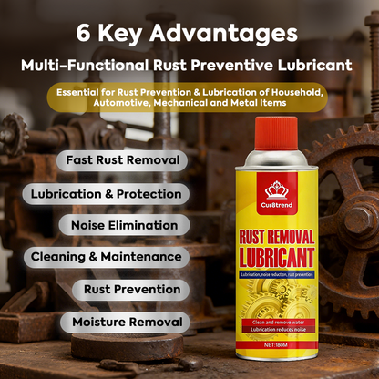 Anti-Rust Lubricant Spray & Rust Remover – Penetrating Formula for Metal Protection & Maintenance