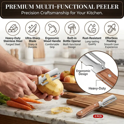 Multifunctional Stainless Steel Kitchen Tool Set – Slice, Dice & Prep with Ease