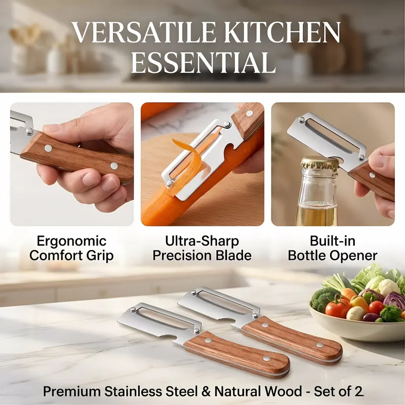 Multifunctional Stainless Steel Kitchen Tool Set – Slice, Dice & Prep with Ease