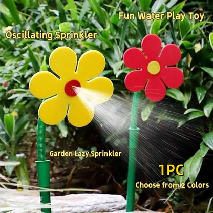 Sunflower Sprinkler Toy for Kids – Spinning Water Play for Backyard & Garden Fun