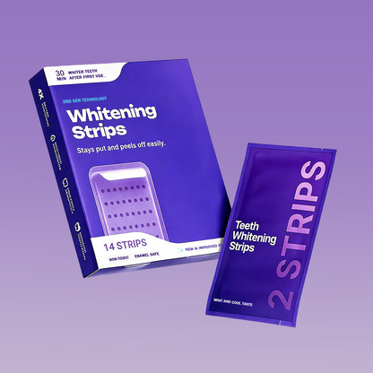 Purple Teeth Whitening Strips – Fast-Acting, Enamel-Safe Whitening Treatment