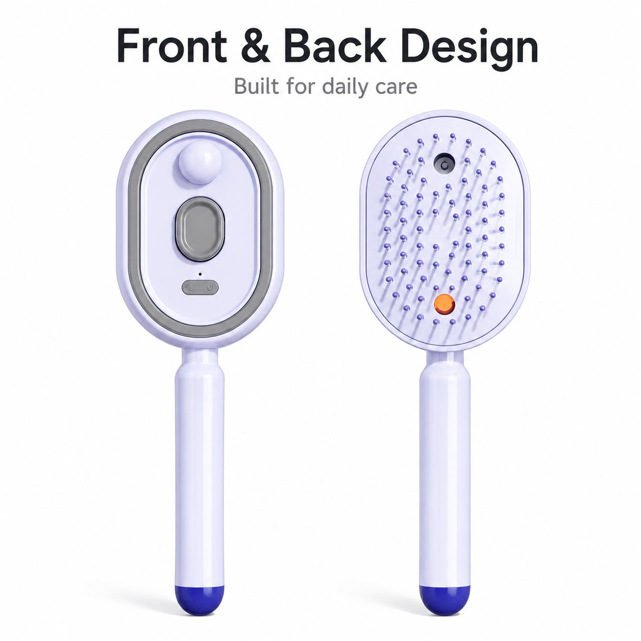 Electric Mist Spray Scalp Massage Brush on a clean product background - image 2