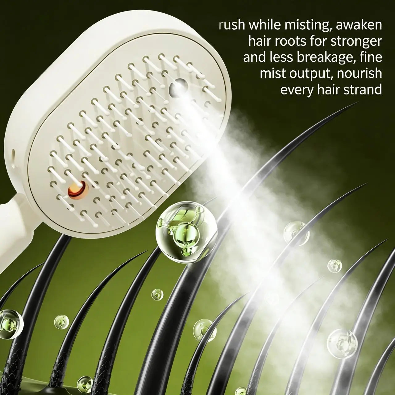 3-in-1 Electric Mist Spray Scalp Massage Brush