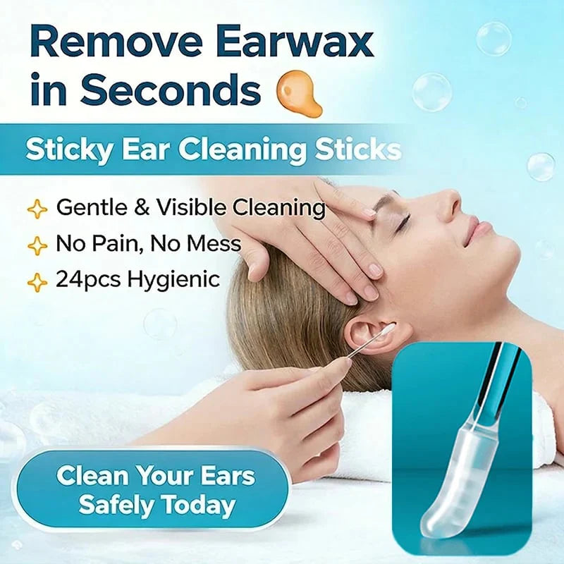 Gentle Ear Cleaning Stick – Safe Earwax Removal Tool for Adults & Kids