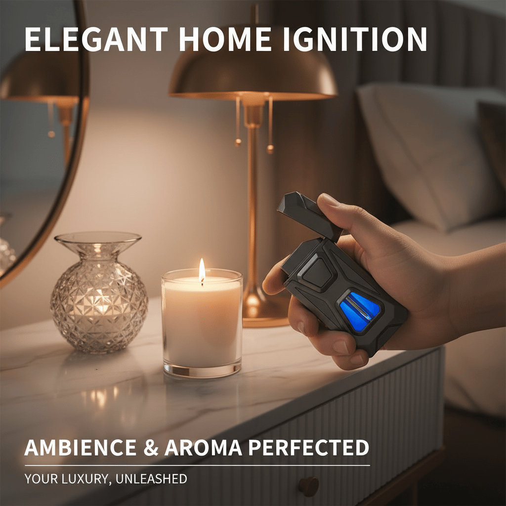 🔥Voice-Activated Dual Flame Lighter – Windproof, USB Rechargeable & Flameless Electric Arc