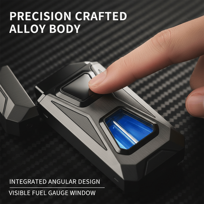 🔥Voice-Activated Dual Flame Lighter – Windproof, USB Rechargeable & Flameless Electric Arc