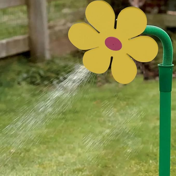 Sunflower Sprinkler Toy for Kids – Spinning Water Play for Backyard & Garden Fun