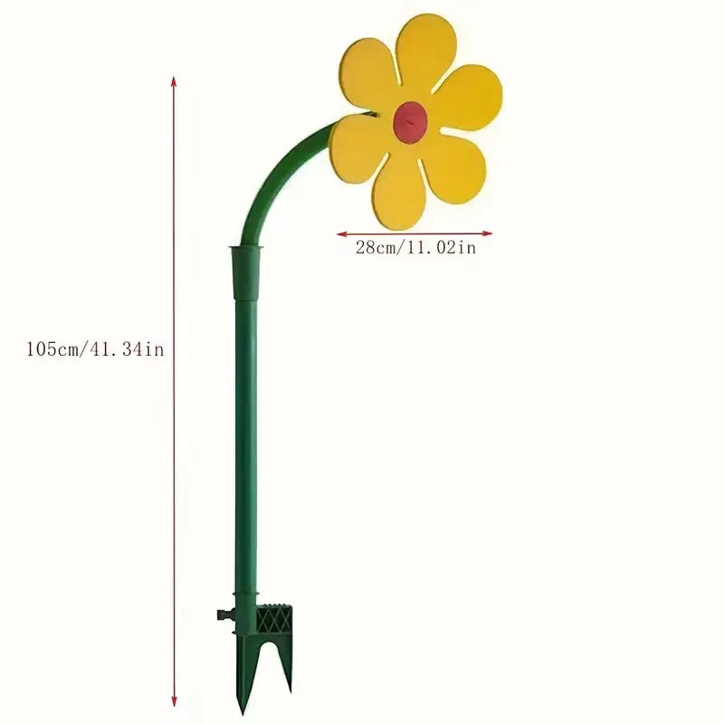 Sunflower Sprinkler Toy for Kids – Spinning Water Play for Backyard & Garden Fun