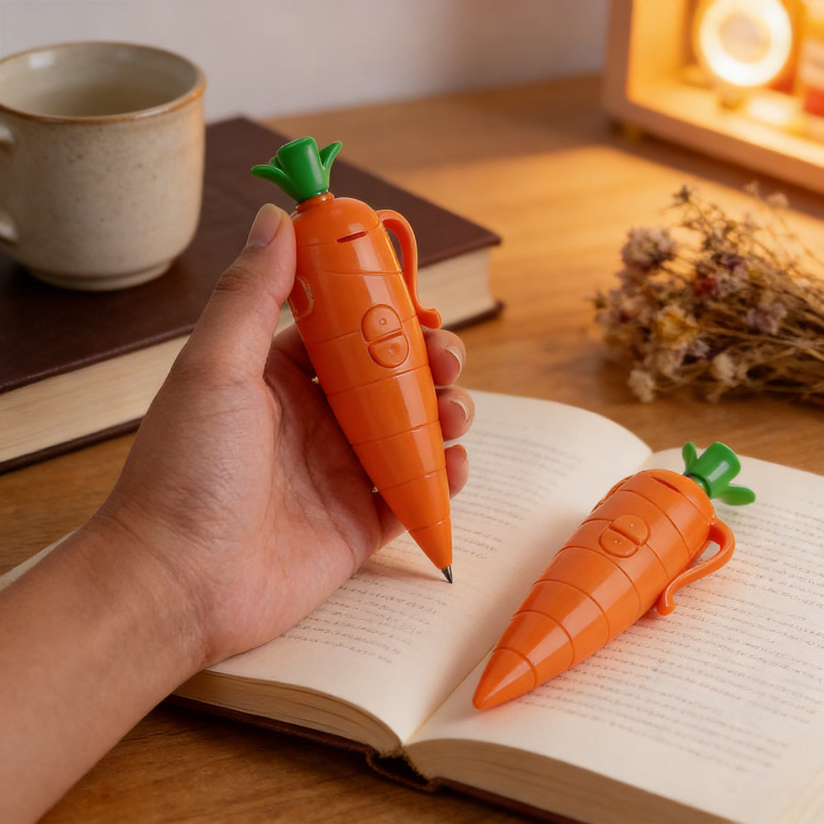 Carrot Voice Recording Pen – 60-Second Recordable Magic Toy for Kids