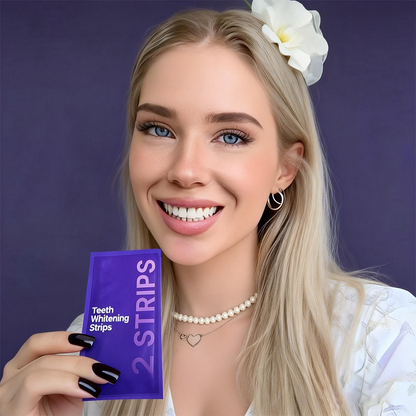 Purple Teeth Whitening Strips – Fast-Acting, Enamel-Safe Whitening Treatment