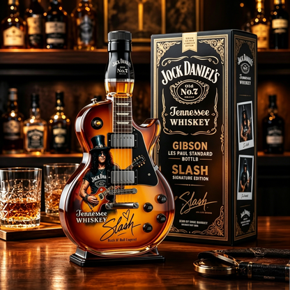 Sunburst Guitar Shaped Liquor Decanter Bottle - product detail 7
