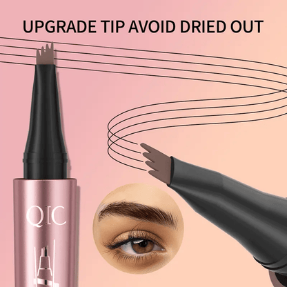 Waterproof Micro-Fork Eyebrow Pencil – Natural Hair-Stroke Effect & Long-Lasting Color