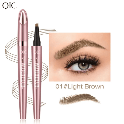 Waterproof Micro-Fork Eyebrow Pencil – Natural Hair-Stroke Effect & Long-Lasting Color