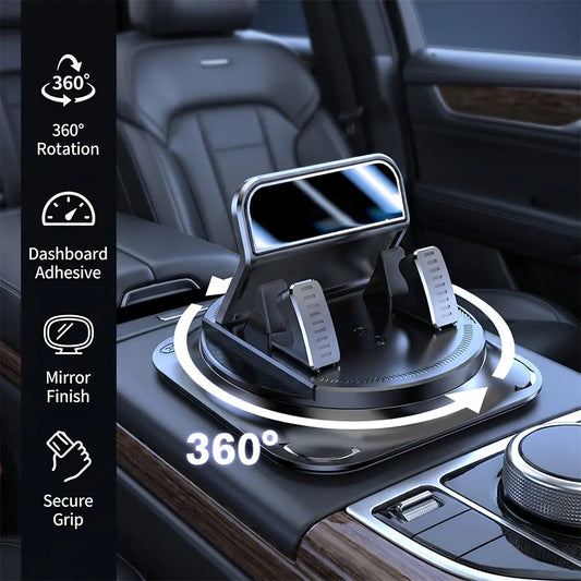 360° Rotatable Car Phone Holder – Strong Suction Cup Mount for Dashboard & Windshield