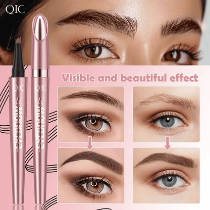 Waterproof Micro-Fork Eyebrow Pencil – Natural Hair-Stroke Effect & Long-Lasting Color