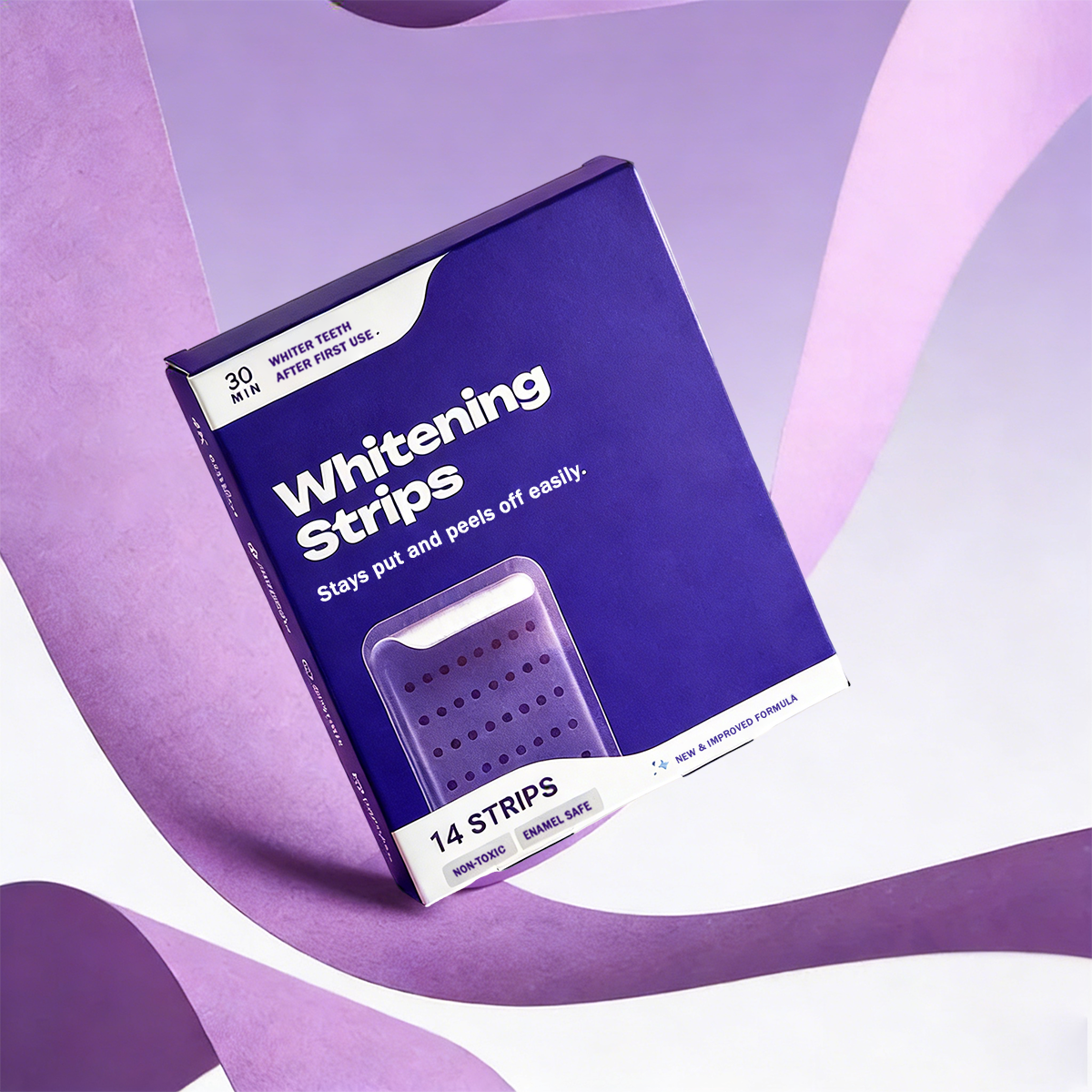 Purple Teeth Whitening Strips – Fast-Acting, Enamel-Safe Whitening Treatment