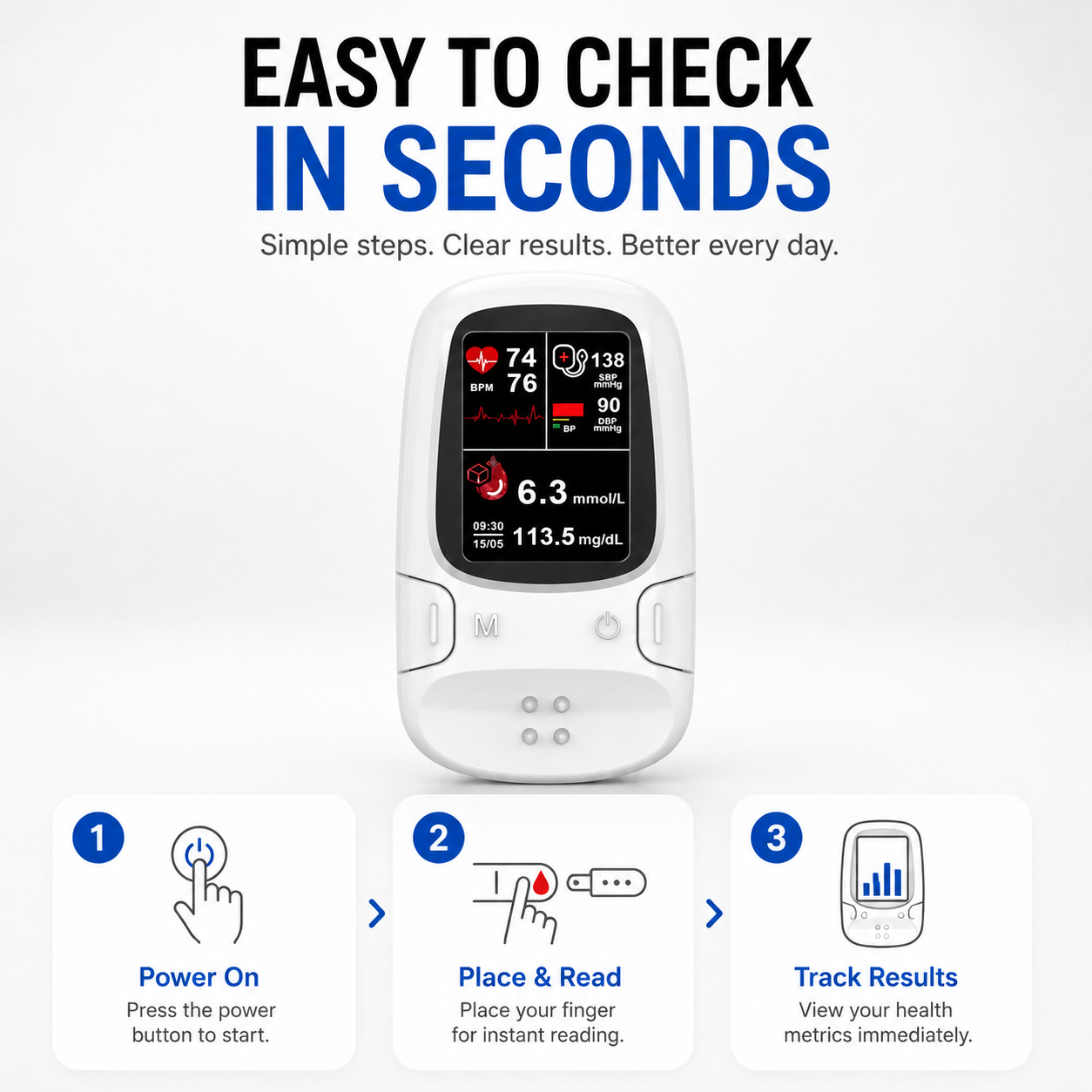 All-in-One Home Vital Signs Monitor
