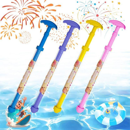 Firework Water Gun Toy – Pull-Out Soaker for Kids, Outdoor Summer Water Play