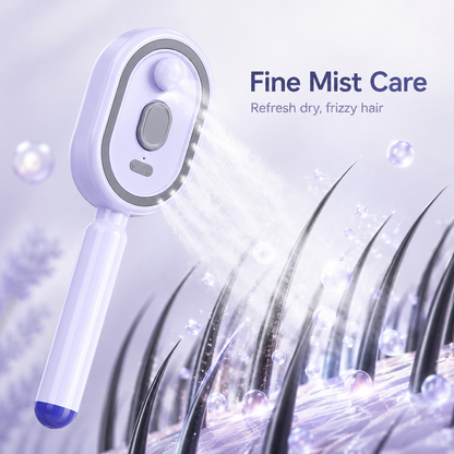 3-in-1 Electric Mist Spray Scalp Massage Brush
