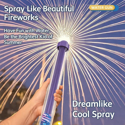Firework Water Gun Toy – Pull-Out Soaker for Kids, Outdoor Summer Water Play
