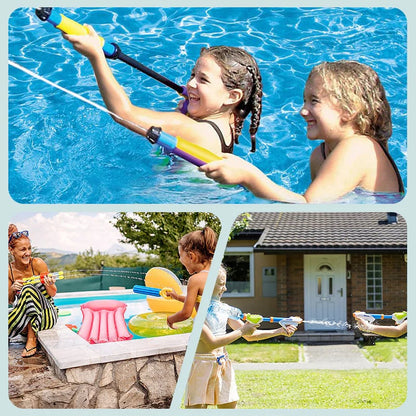 Firework Water Gun Toy – Pull-Out Soaker for Kids, Outdoor Summer Water Play