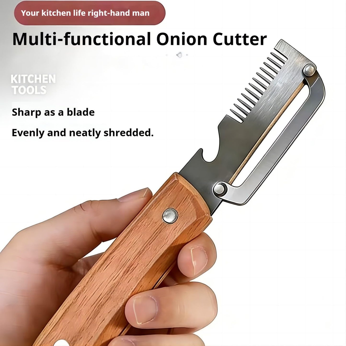 Multifunctional Stainless Steel Kitchen Tool Set – Slice, Dice & Prep with Ease