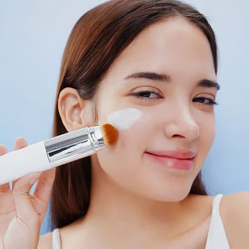 Korean Color-Changing Foundation Stick with Volufiline – Cream Stick V White +