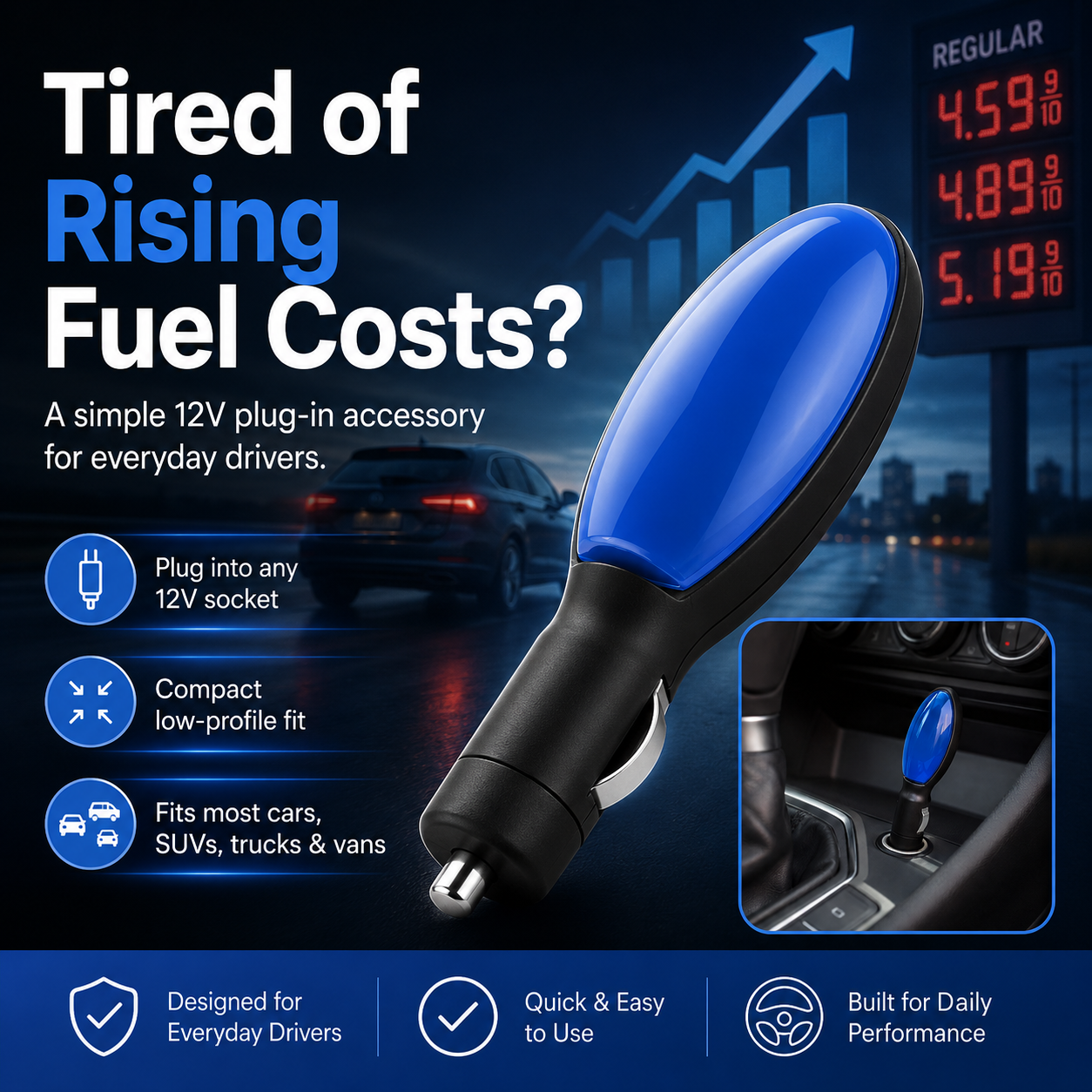 Plug and Play Magnetic Fuel Saver Device - product detail 2