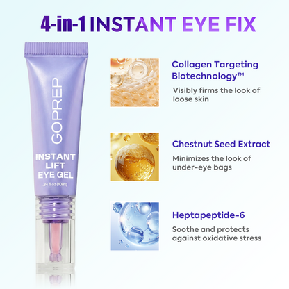 Instant Lift Eye Gel – Visibly Reduces Eye Bags, Puffiness & Dark Circles