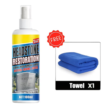 Fast-Acting Headstone Restoration & Cleaning Spray