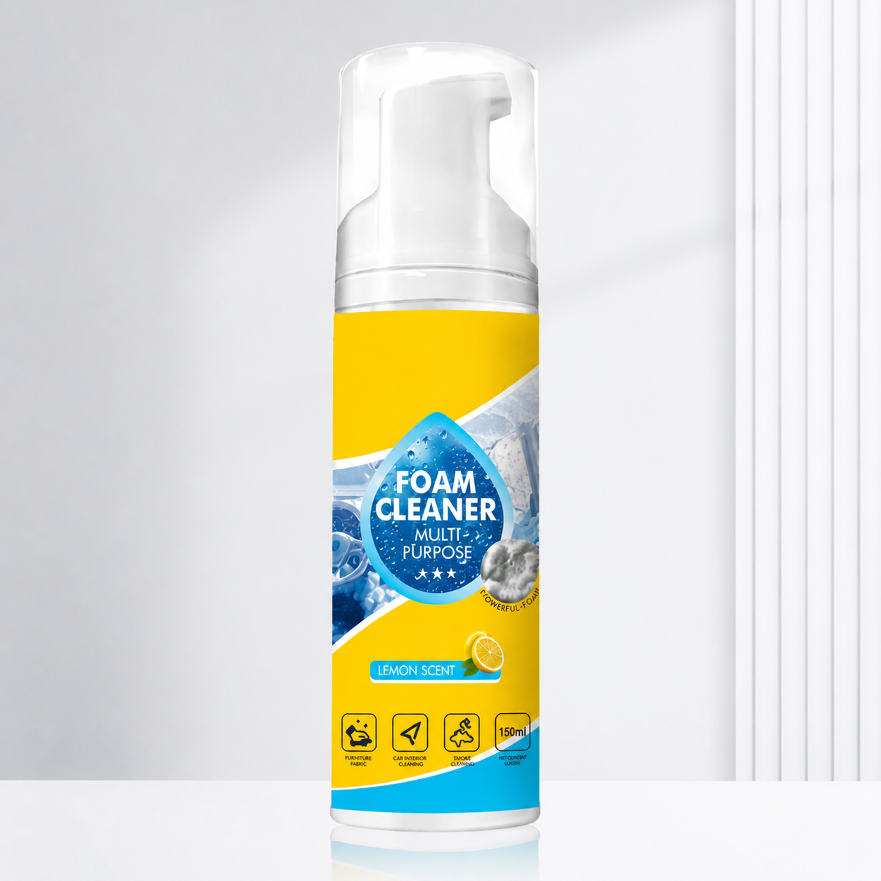 All-in-One Cleaner Kit – Wipe & Sponge for Car Interior, Shoes & Leather Bags