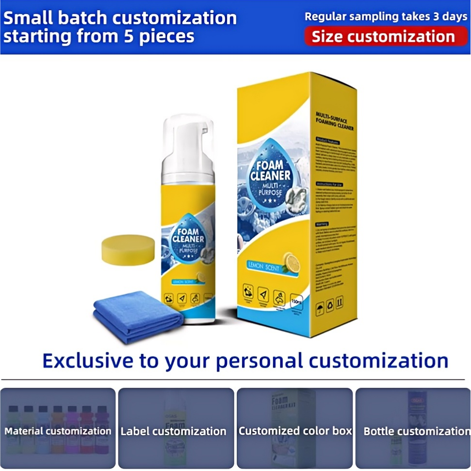 All-in-One Cleaner Kit – Wipe & Sponge for Car Interior, Shoes & Leather Bags