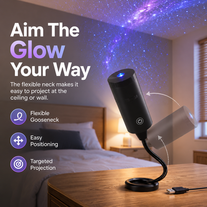 USB Rotating Star and Ocean Projector - product detail 5