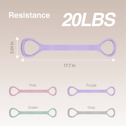 Figure 8 Resistance Bands – Silicone Exercise Bands for Women