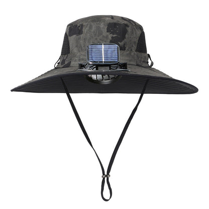 Ultralight Solar Fan Sun Hat – Built-in Fan, UV Protection & Featherlight Design