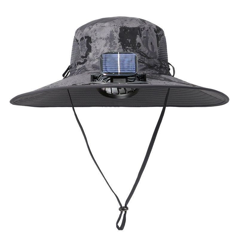 Ultralight Solar Fan Sun Hat – Built-in Fan, UV Protection & Featherlight Design
