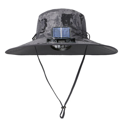 Ultralight Solar Fan Sun Hat – Built-in Fan, UV Protection & Featherlight Design