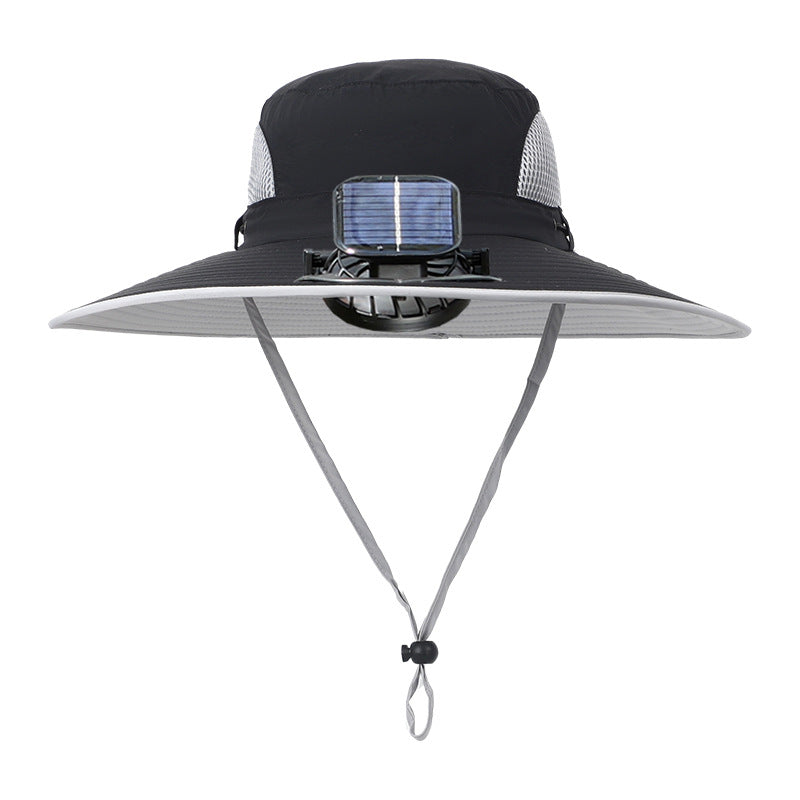 Ultralight Solar Fan Sun Hat – Built-in Fan, UV Protection & Featherlight Design