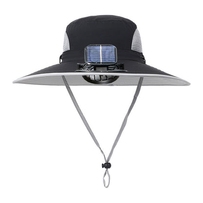 Ultralight Solar Fan Sun Hat – Built-in Fan, UV Protection & Featherlight Design