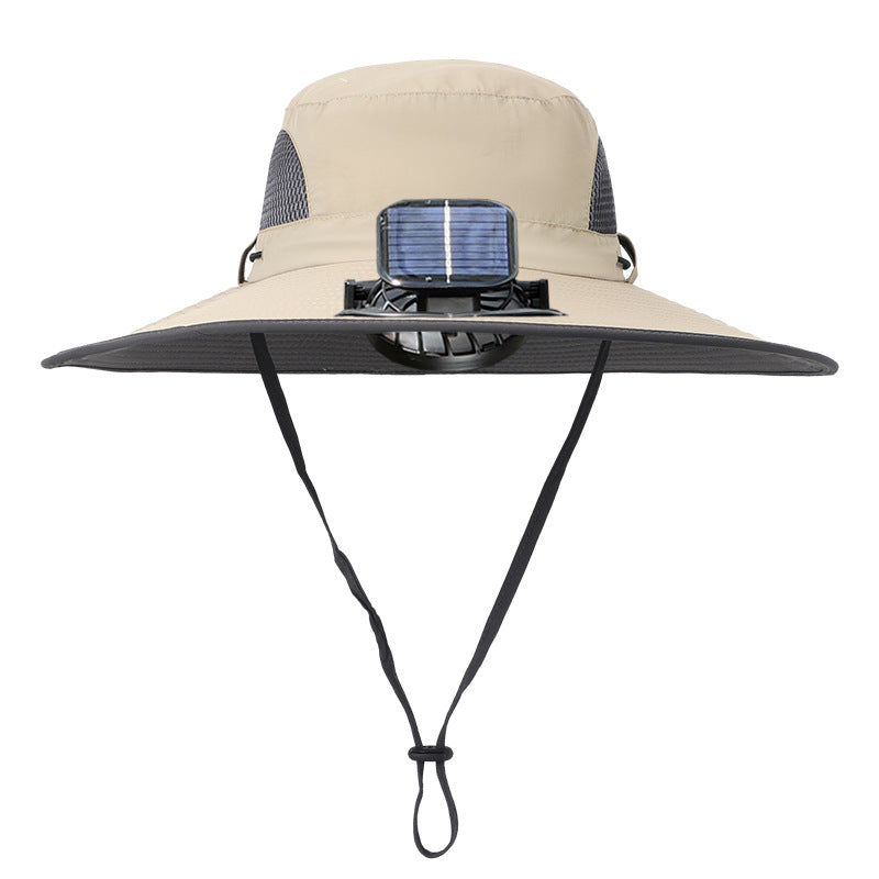Ultralight Solar Fan Sun Hat – Built-in Fan, UV Protection & Featherlight Design