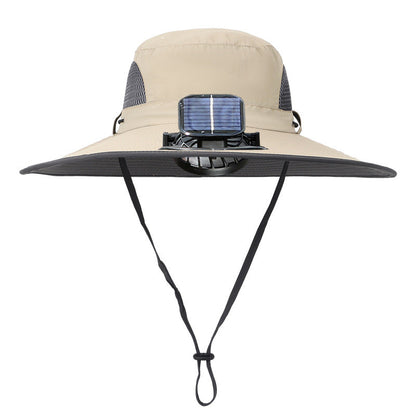 Ultralight Solar Fan Sun Hat – Built-in Fan, UV Protection & Featherlight Design