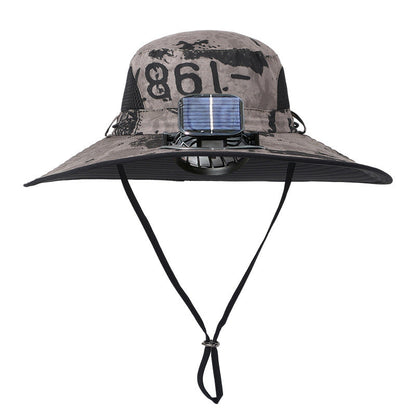 Ultralight Solar Fan Sun Hat – Built-in Fan, UV Protection & Featherlight Design