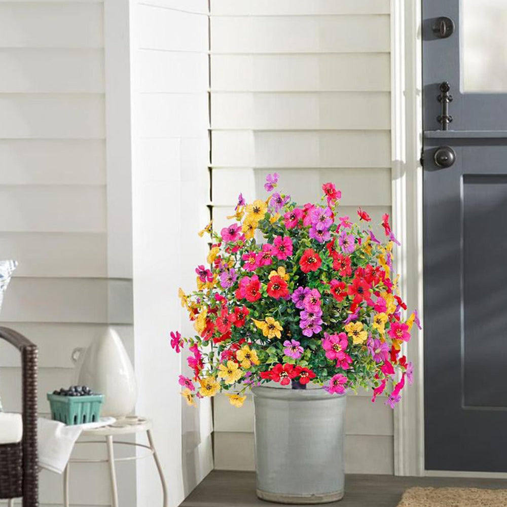 No-Fade Outdoor Hanging Flowers – UV-Resistant Artificial Floral Decorations