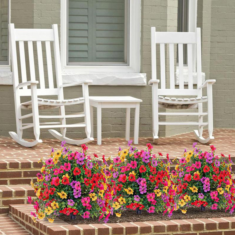 No-Fade Outdoor Hanging Flowers – UV-Resistant Artificial Floral Decorations